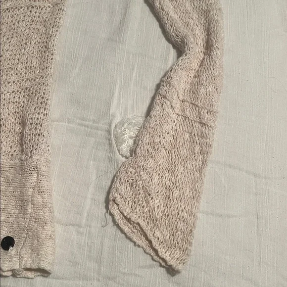 Roxy Women's Cream Knit Cardigan - Picture 4 of 5